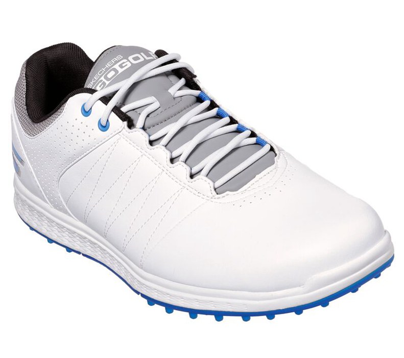 Skechers Go Pivot - Mens Golf Shoes White/Grey [AU-ZZ4084]